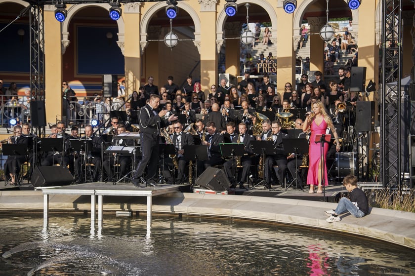 Koncert orkiestry wojskowej na Bastionie Sakwowym 20 czerwca