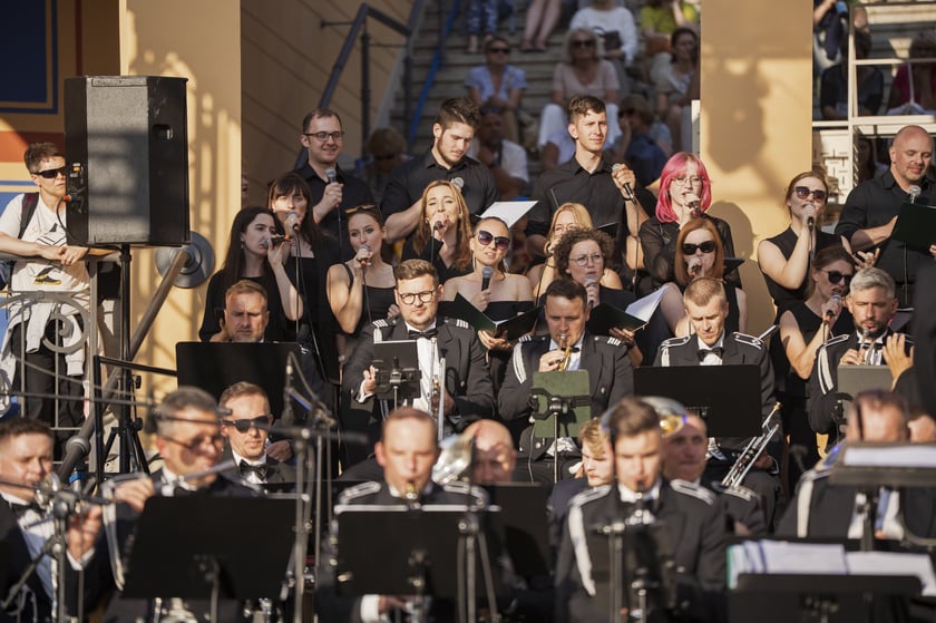 Koncert orkiestry wojskowej na Bastionie Sakwowym 20 czerwca