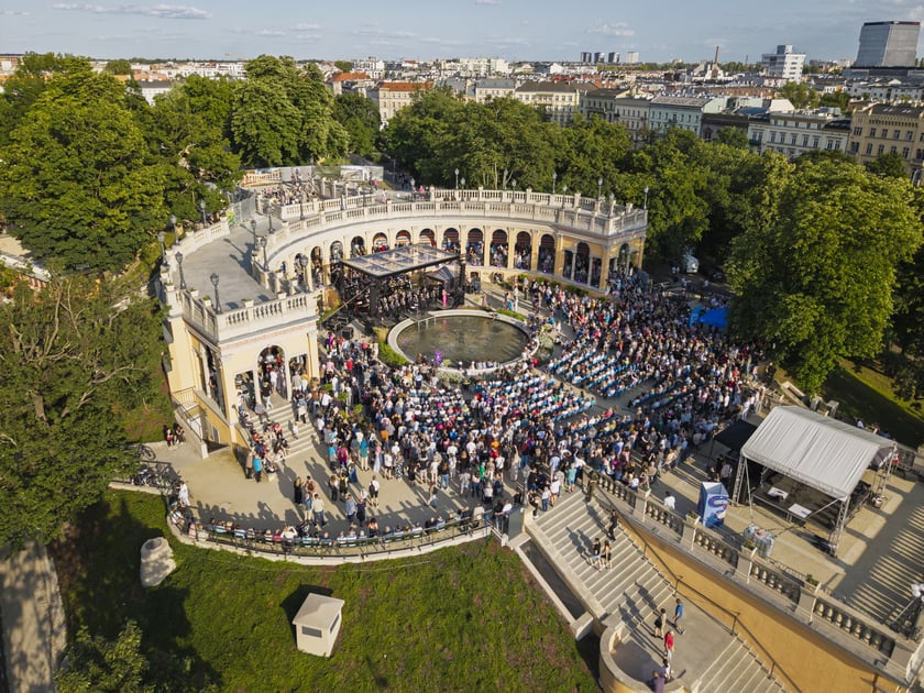 Koncert orkiestry wojskowej na Bastionie Sakwowym 20 czerwca