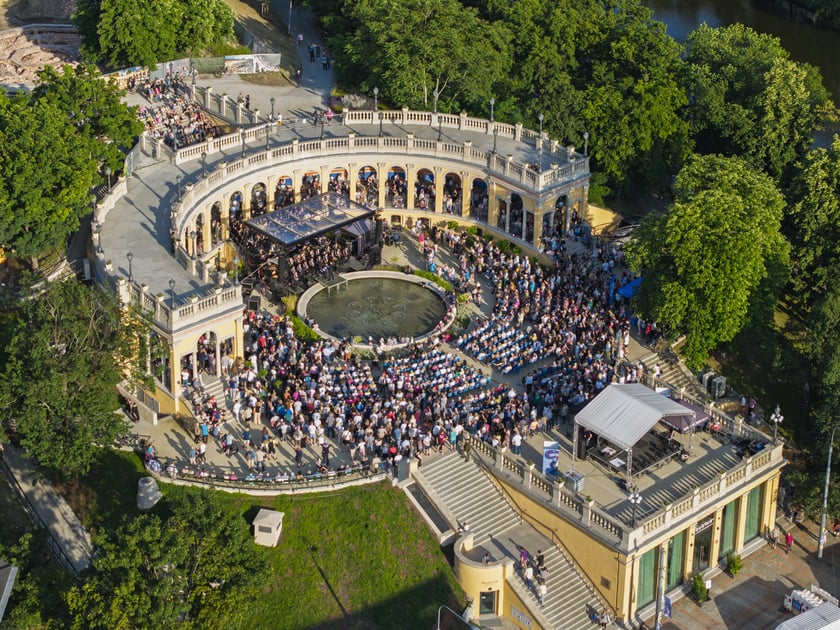 Koncert orkiestry wojskowej na Bastionie Sakwowym 20 czerwca