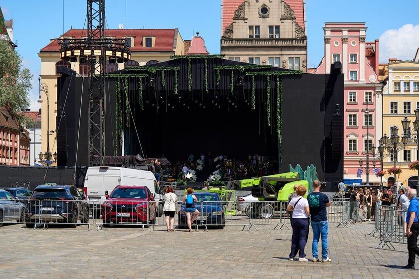 Pr&oacute;ba do koncertu &bdquo;Wrocław Przyszłości&rdquo; na wrocławskim rynku&nbsp;