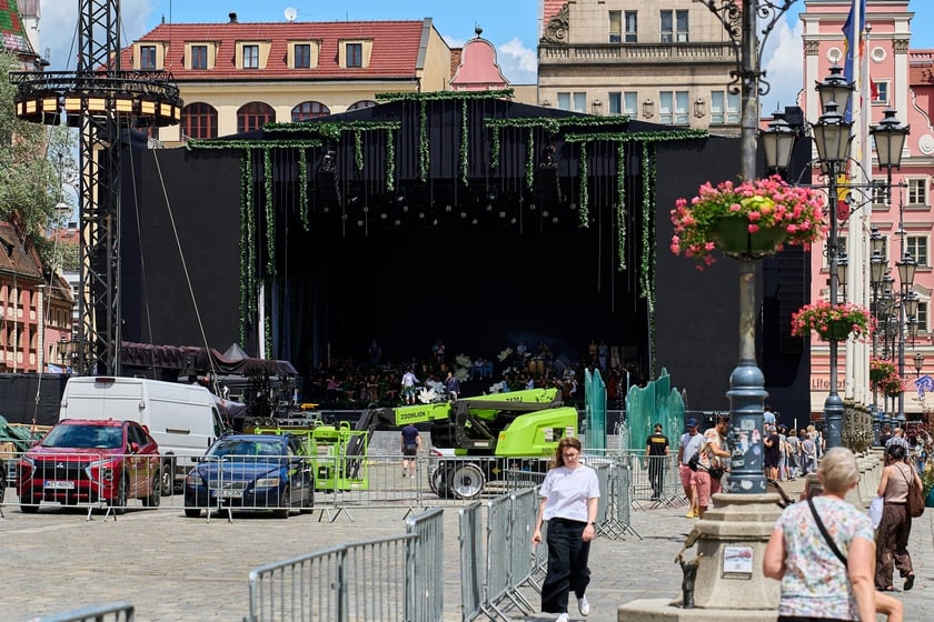 Pr&oacute;ba do koncertu &bdquo;Wrocław Przyszłości&rdquo; na wrocławskim rynku&nbsp;