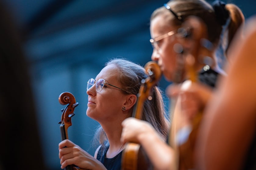 Orkiestra Kameralna &bdquo;Wratislavia&rdquo; podczas finałowego wieczoru festiwalu
