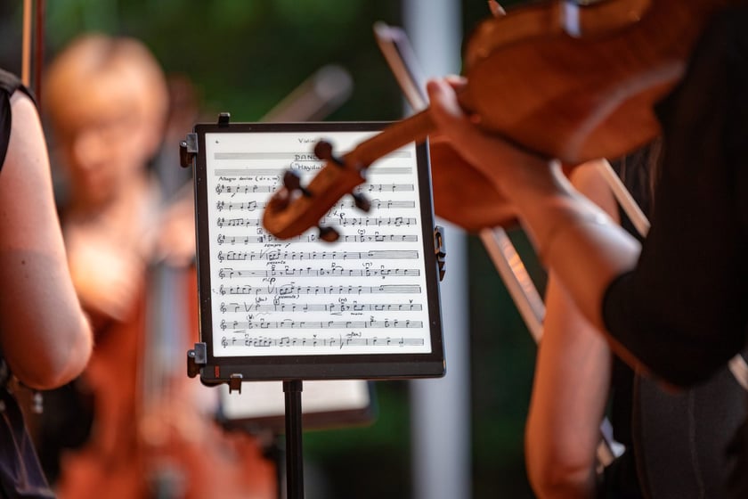 Orkiestra Kameralna &bdquo;Wratislavia&rdquo; podczas finałowego wieczoru festiwalu