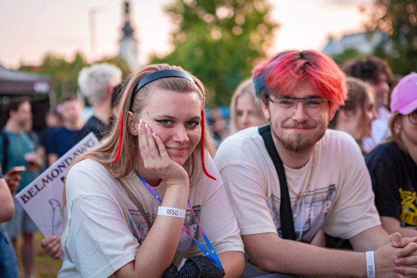 Na zdjęciach sobotni wiecz&oacute;r (19 lipca) na Festiwalu WROsound