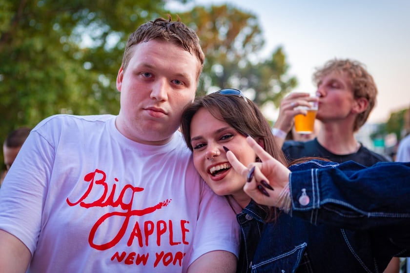 Na zdjęciach sobotni wiecz&oacute;r (19 lipca) na Festiwalu WROsound
