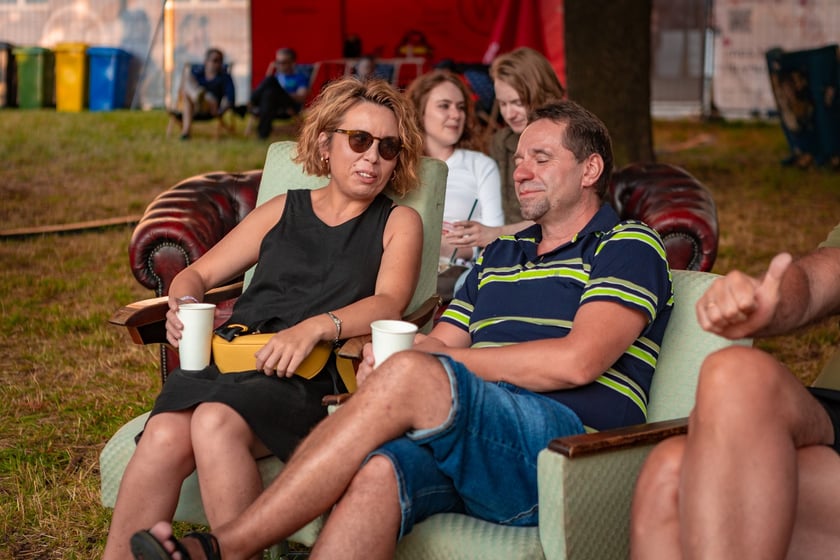 Na zdjęciach sobotni wiecz&oacute;r (19 lipca) na Festiwalu WROsound