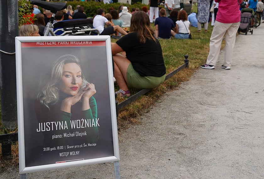 Justyna Woźniak: Koncert Muzyczne Parki Wrocławia