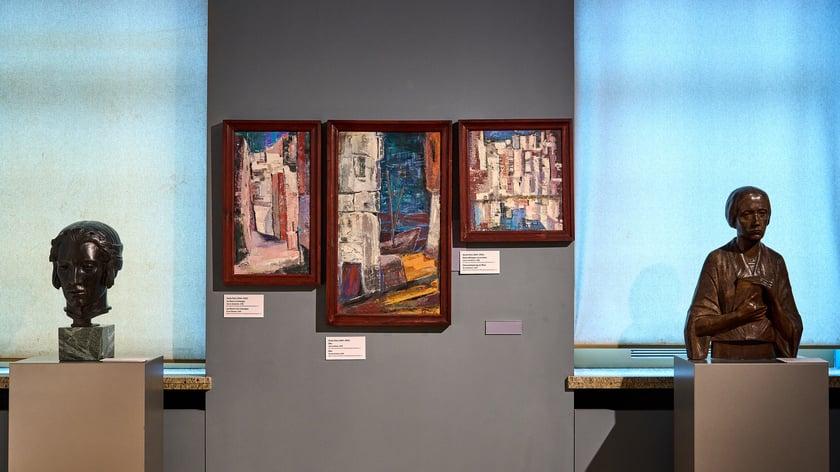 Prace z wystawy  Gerdy Stryi-Leitgeb w Pałacu Królewskim