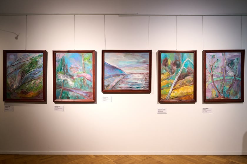 Prace z wystawy  Gerdy Stryi-Leitgeb w Pałacu Królewskim