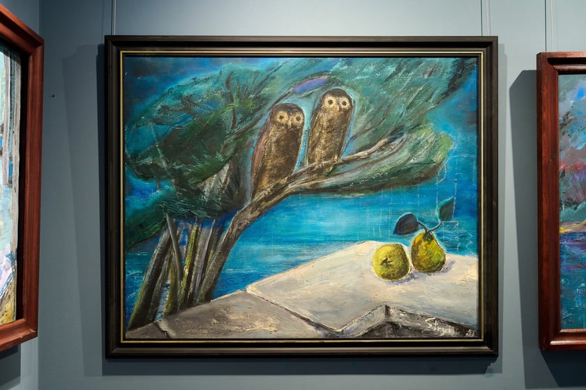 Prace z wystawy  Gerdy Stryi-Leitgeb w Pałacu Królewskim