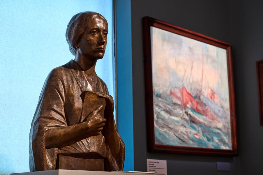 Prace z wystawy  Gerdy Stryi-Leitgeb w Pałacu Królewskim