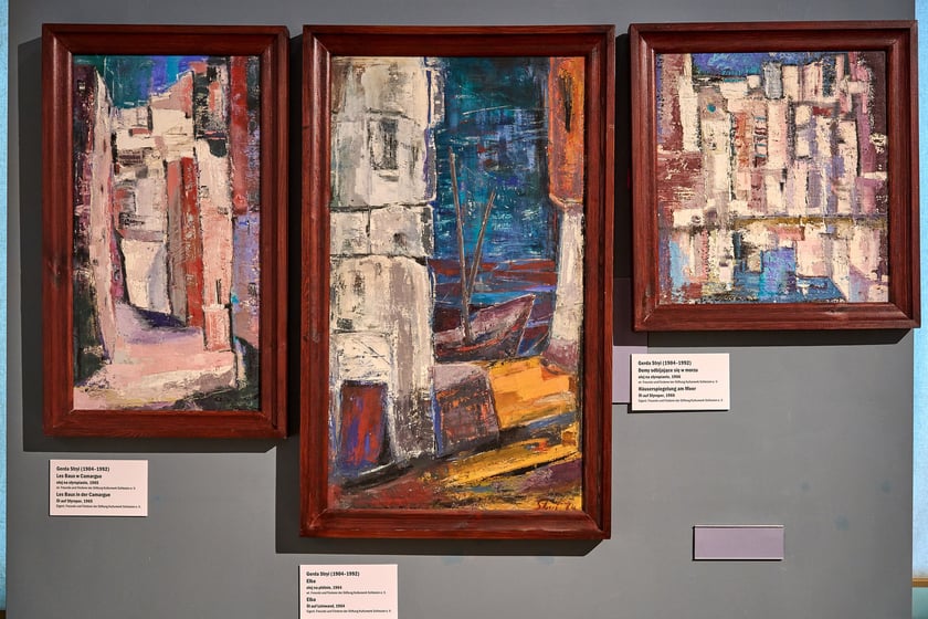 Prace z wystawy  Gerdy Stryi-Leitgeb w Pałacu Królewskim