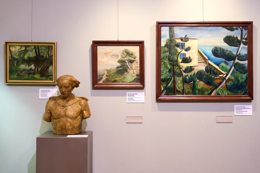 Prace z wystawy  Gerdy Stryi-Leitgeb w Pałacu Królewskim