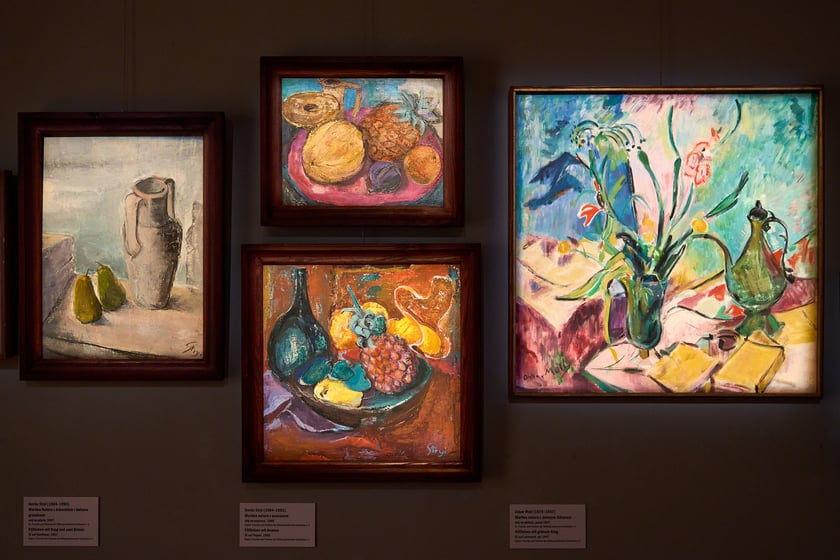 Prace z wystawy  Gerdy Stryi-Leitgeb w Pałacu Królewskim