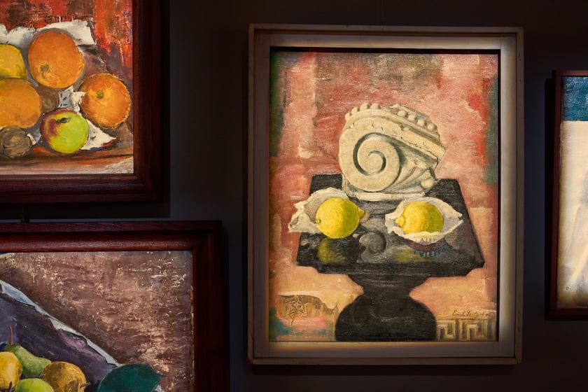 Prace z wystawy  Gerdy Stryi-Leitgeb w Pałacu Królewskim