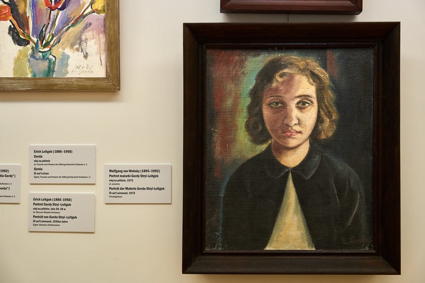 Prace z wystawy  Gerdy Stryi-Leitgeb w Pałacu Królewskim