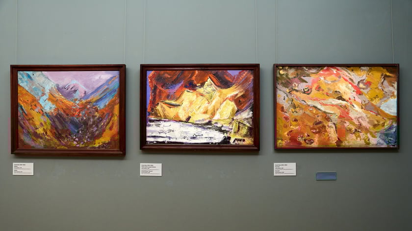 Prace z wystawy  Gerdy Stryi-Leitgeb w Pałacu Królewskim