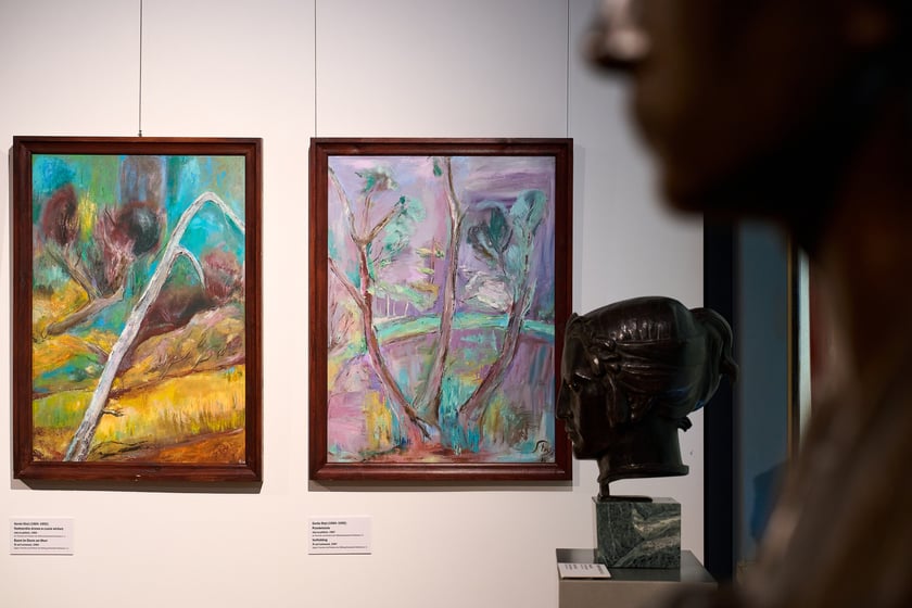 Prace z wystawy  Gerdy Stryi-Leitgeb w Pałacu Królewskim