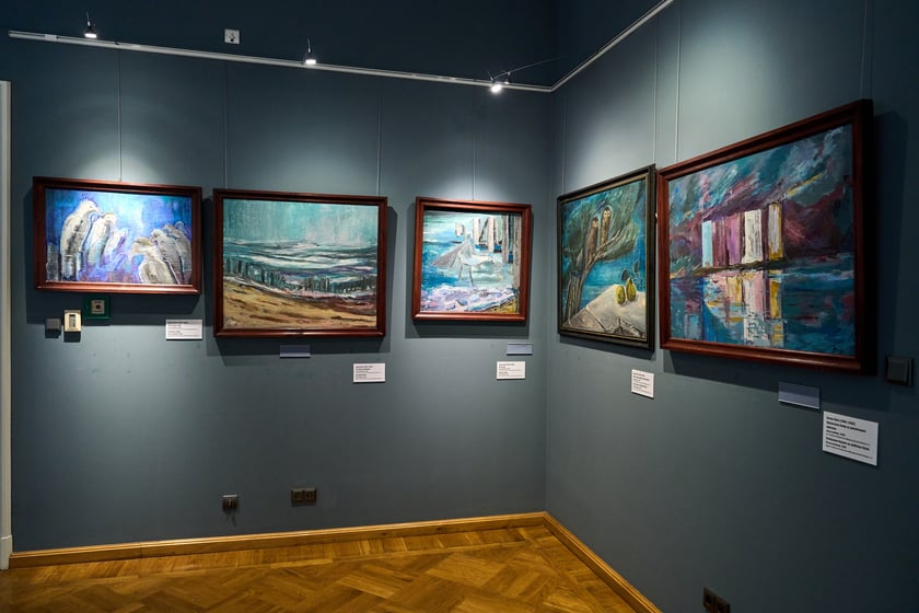 Prace z wystawy  Gerdy Stryi-Leitgeb w Pałacu Królewskim