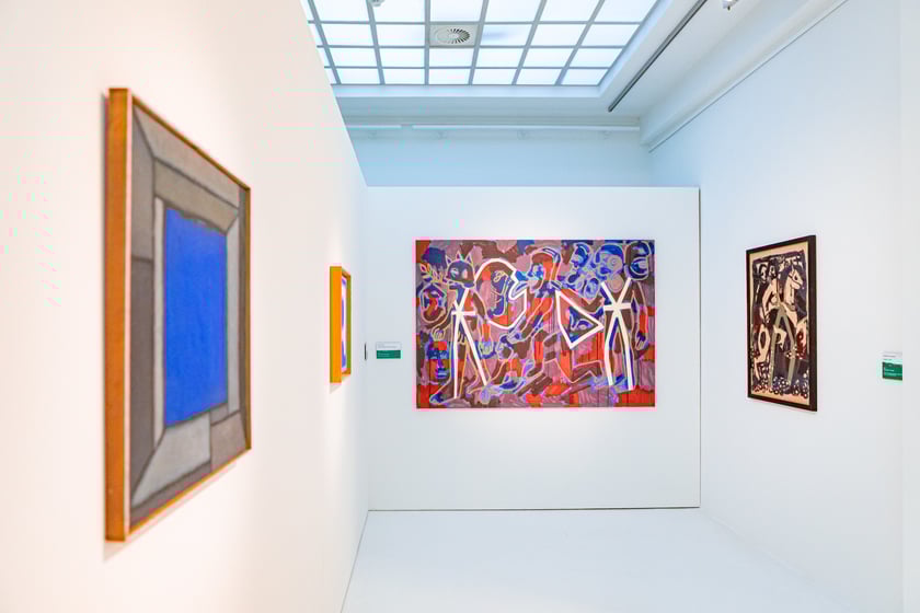 Wystawa poświęcona Waldemarowi Cwenarskiemu w Pawilonie Czterech Kopuł tuż przed otwarciem