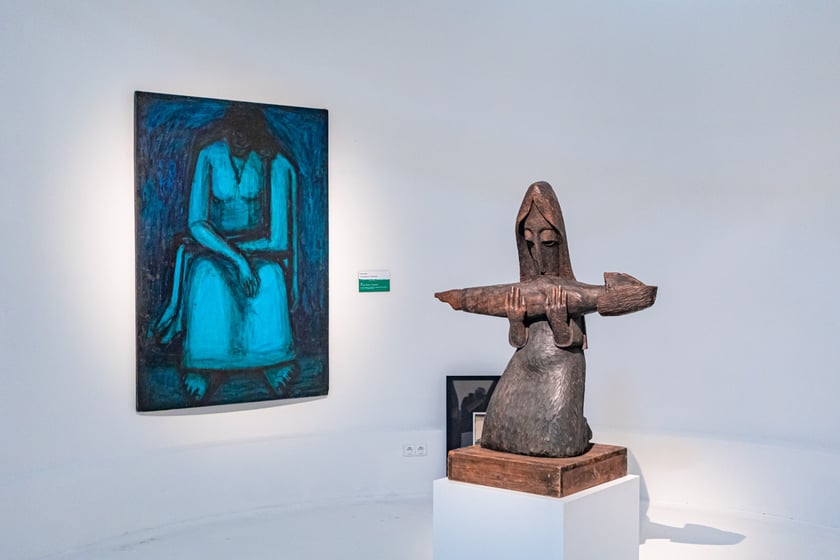 Wystawa poświęcona Waldemarowi Cwenarskiemu w Pawilonie Czterech Kopuł tuż przed otwarciem