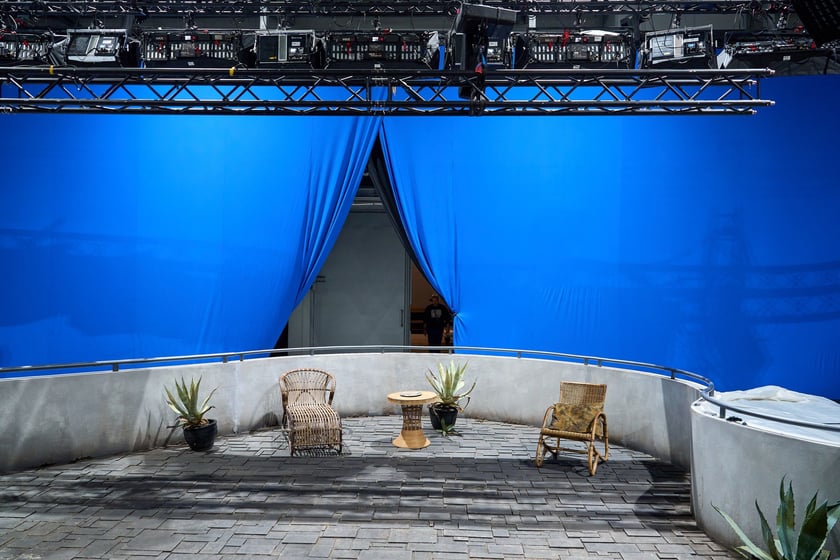 Plan filmu "1949" w reż. Pawła Pawlikowskiego - dom Thomasa Manna w Los Angeles (taras)