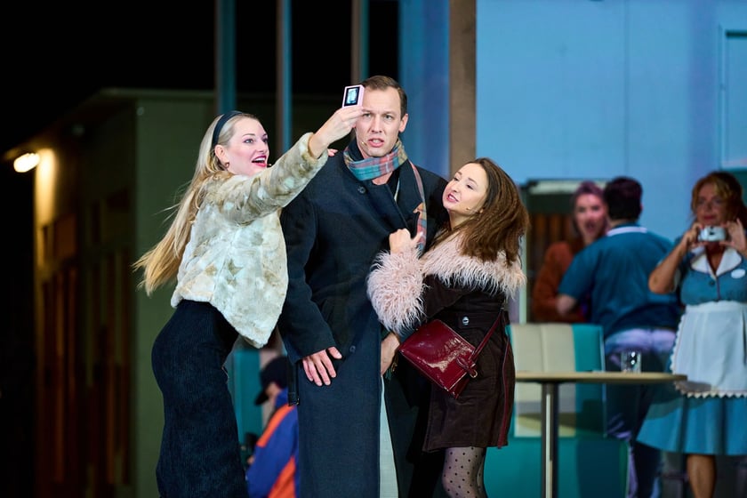 Pr&oacute;ba prasowa do spektaklu &bdquo;Dzień świstaka&rdquo; w Teatrze Muzycznym Capitol