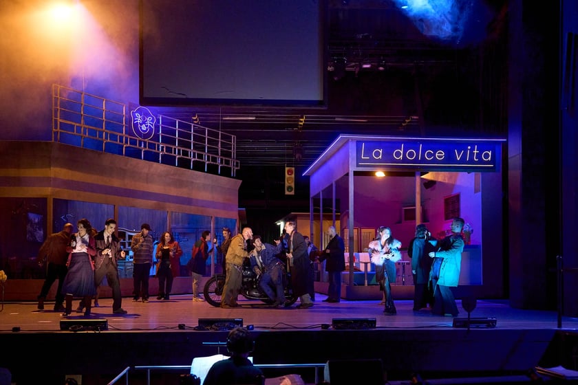 Pr&oacute;ba prasowa do spektaklu &bdquo;Dzień świstaka&rdquo; w Teatrze Muzycznym Capitol