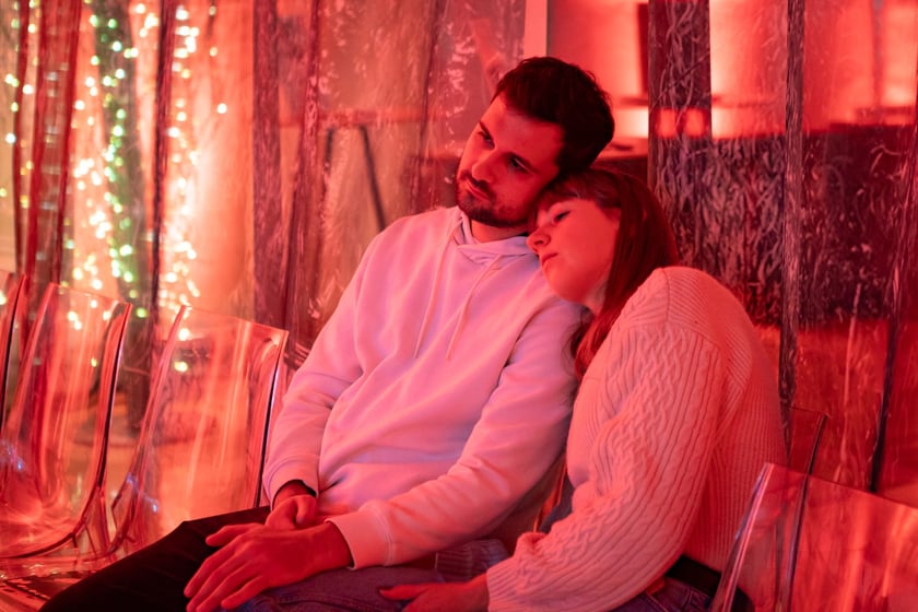 Strefa Melomana Konkursu Chopinowskiego w specjalnym pawilonie na pl. Społecznym przed dawnym Impartem&nbsp;