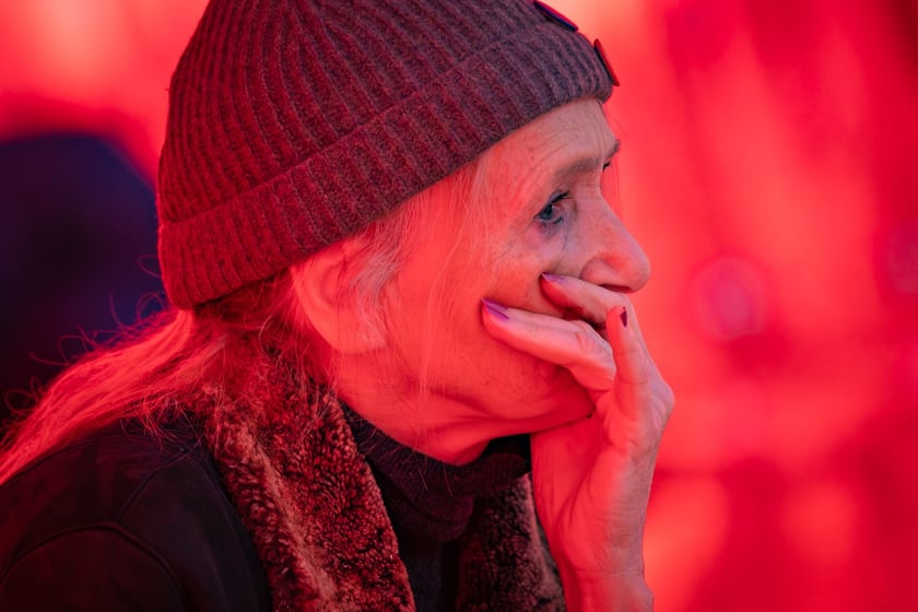 Strefa Melomana Konkursu Chopinowskiego w specjalnym pawilonie na pl. Społecznym przed dawnym Impartem&nbsp;