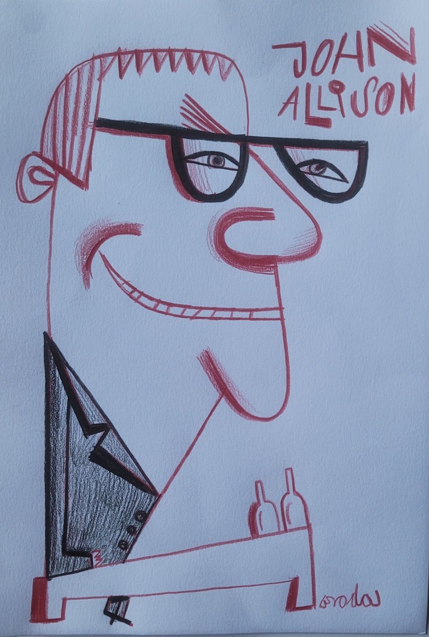 Juror John Alison, karykatura Tomasza Brody
&nbsp;