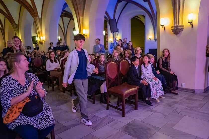Uroczystość przyznania stypendi&oacute;w dla młodzieży wrocławskiej, uzdolnionej artystycznie