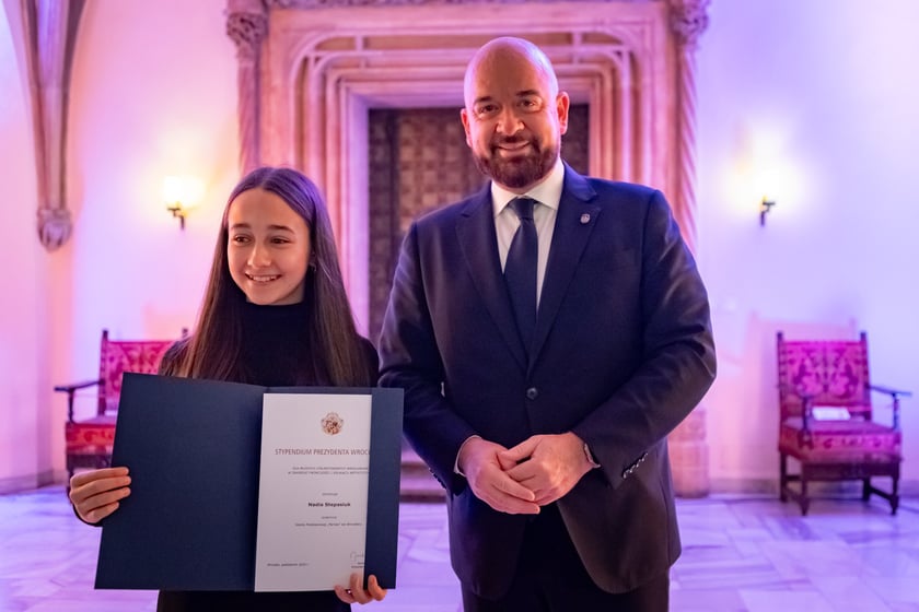 Uroczystość przyznania stypendi&oacute;w dla młodzieży wrocławskiej, uzdolnionej artystycznie