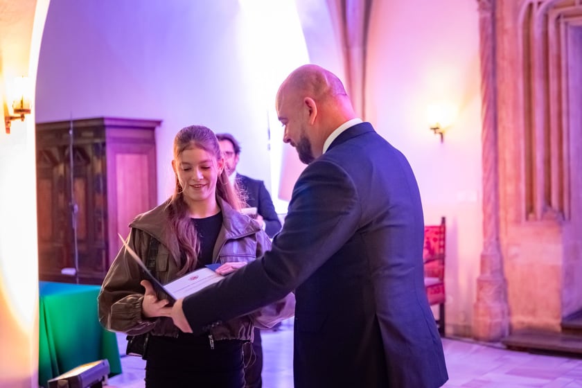 Uroczystość przyznania stypendi&oacute;w dla młodzieży wrocławskiej, uzdolnionej artystycznie