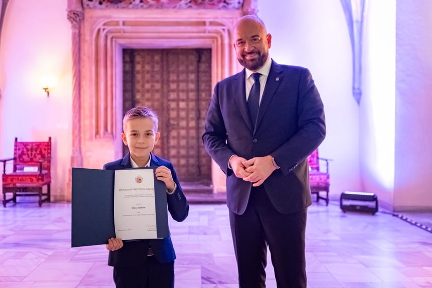 Uroczystość przyznania stypendi&oacute;w dla młodzieży wrocławskiej, uzdolnionej artystycznie