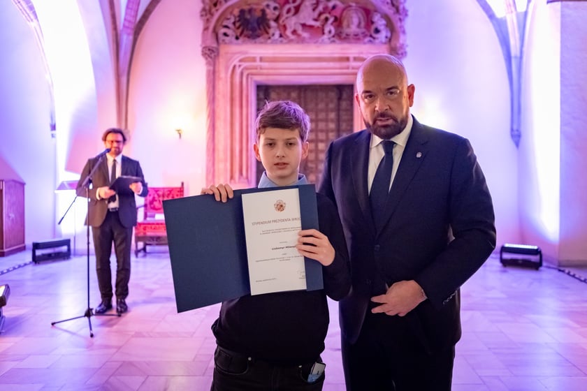 Uroczystość przyznania stypendi&oacute;w dla młodzieży wrocławskiej, uzdolnionej artystycznie