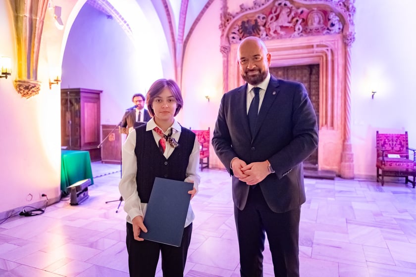 Uroczystość przyznania stypendi&oacute;w dla młodzieży wrocławskiej, uzdolnionej artystycznie