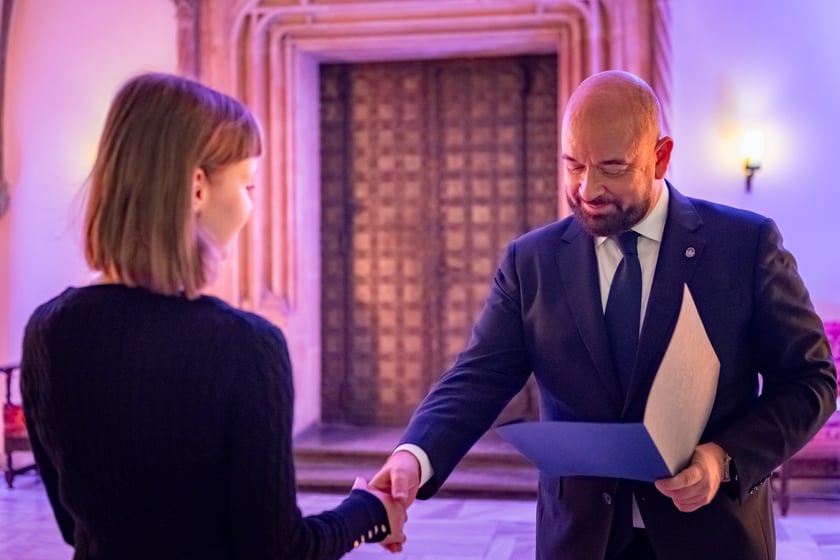 Uroczystość przyznania stypendi&oacute;w dla młodzieży wrocławskiej, uzdolnionej artystycznie