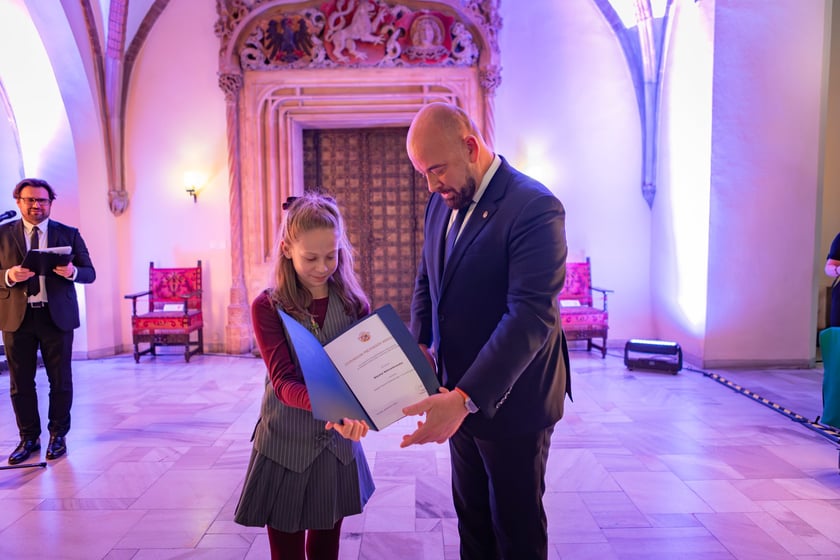 Uroczystość przyznania stypendi&oacute;w dla młodzieży wrocławskiej, uzdolnionej artystycznie