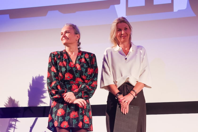 Inauguracja 16. Tauron American Film Festival w kinie Nowe Horyzonty &ndash; szefowa artystyczna Urszula Śniegowska i wiceprezydent Wrocławia Renata Granowska