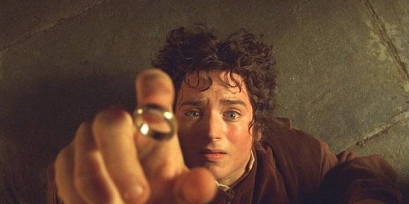 Kadr z jednego z filmów składających się na trylogię "Władca PIerścieni"