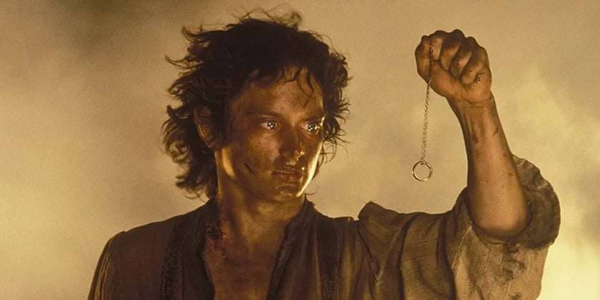 Kadr z jednego z filmów składających się na trylogię "Władca PIerścieni"