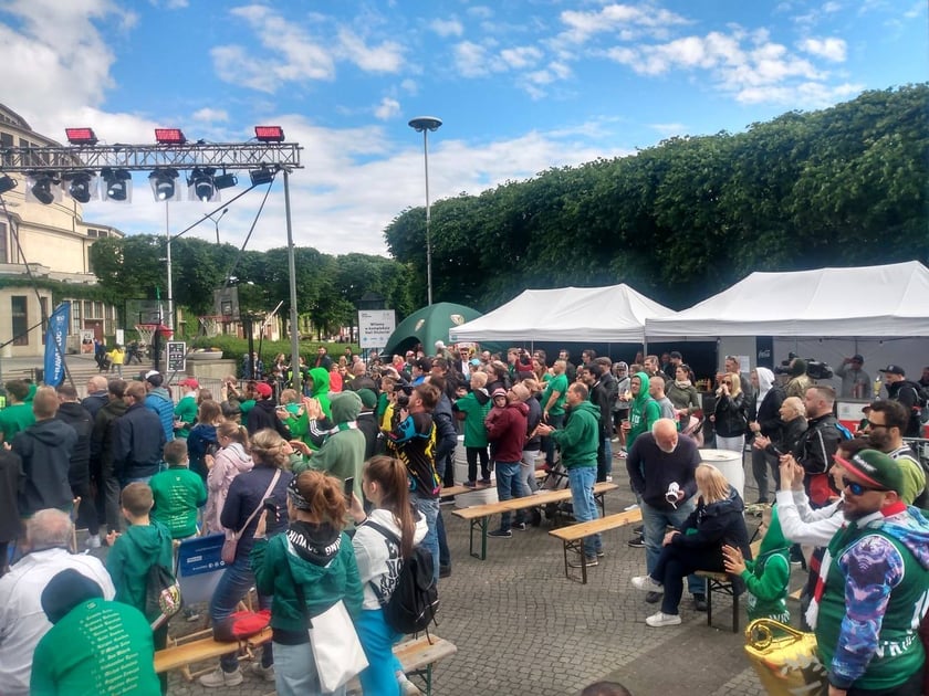 Feta po mistrzostwie koszykarzy