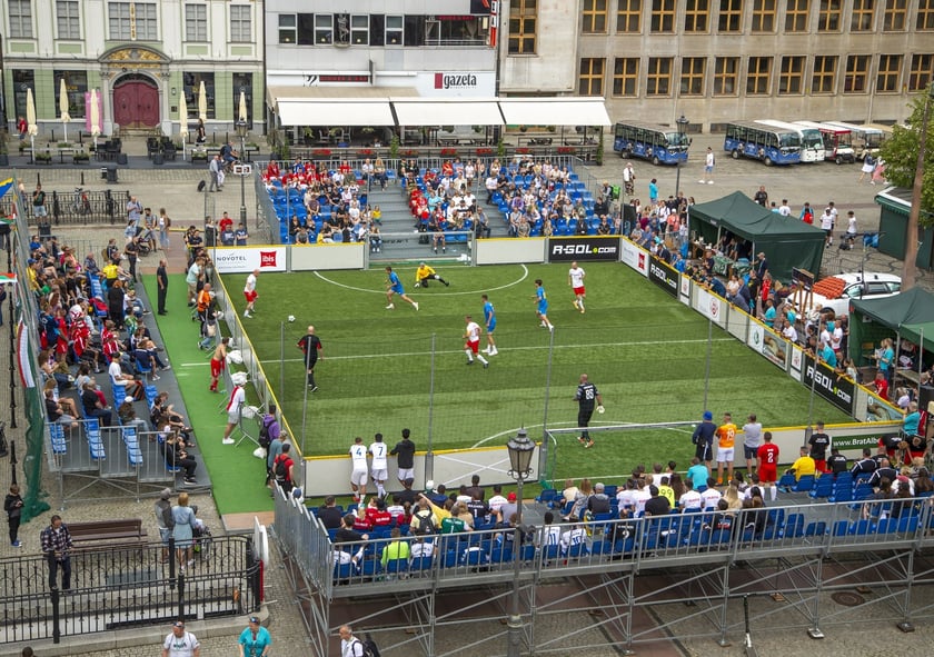 Wrocław CUP - XII Międzynarodowe Mistrzostwa Polski w Piłce Ulicznej Osób Bezdomnych.