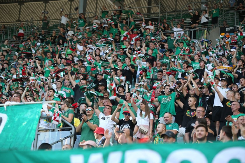 WKS Śląsk Wrocław - Pogoń Szczecin, 24 lipca 2022 r., Tarczyński Arena