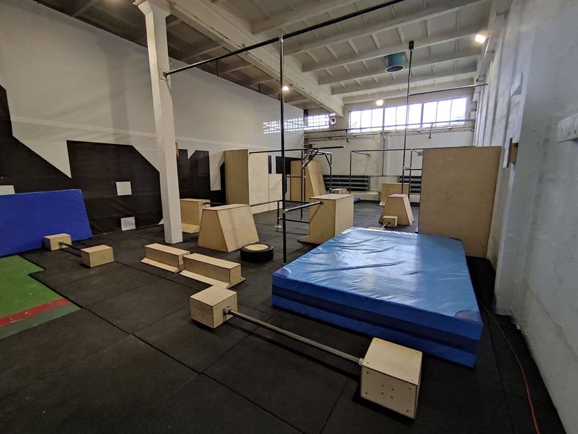 Akademia Bailout to pierwsza sala wyłącznie do parkour we Wrocławiu