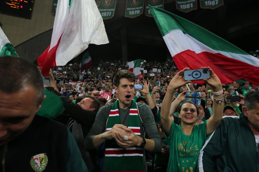 Koszykarze  Śląska Wrocław na zdjęciach z najlepszych meczów poprzedniego sezonu EBL