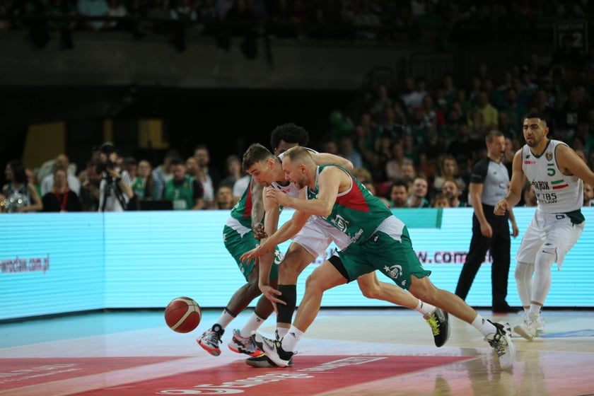 Koszykarze  Śląska Wrocław na zdjęciach z najlepszych meczów poprzedniego sezonu EBL