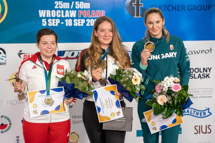medalistki Mistrzostw Europy w strzelectwie - kategoria pistolet sportowy